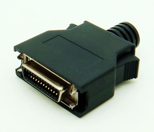 MDR 26 pin female connector with latch clip