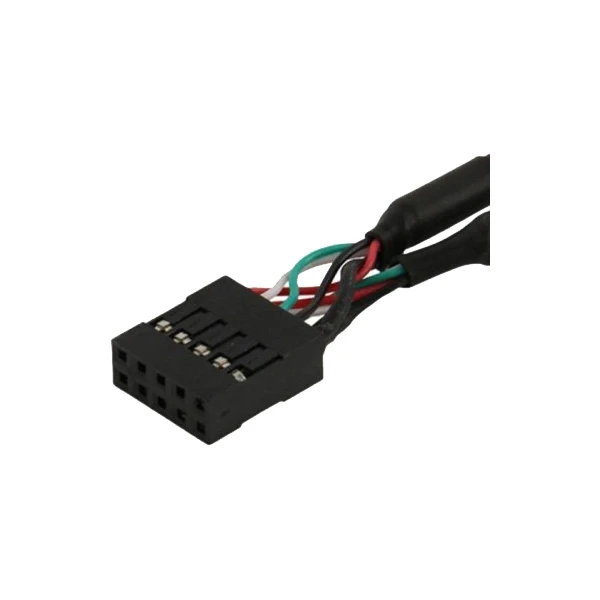 10 Pin Motherboard Female Header To Dual USB 2.0 Female Cable